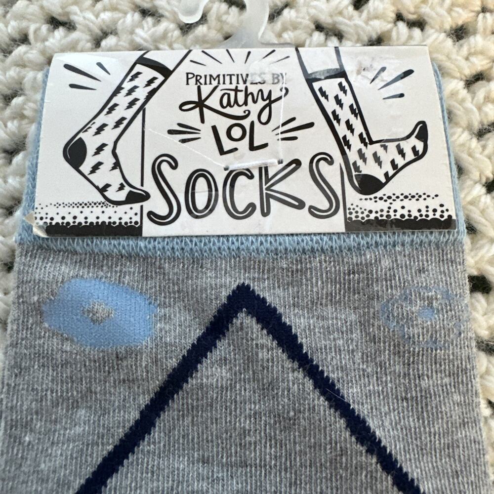 Primitives by Kathy LOL Made You Smile Silly Socks Awesome Nurse - Picture 3 of 7